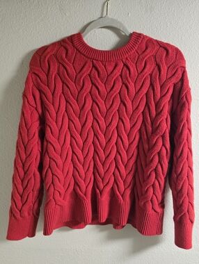 Philosphy Red Knit Sweater
